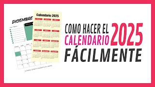 Cómo Crear un Calendario 2025 en CorelDRAW de Forma Fácil y Rápida [upl. by Laina]