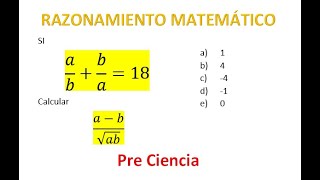 ✅EXAMEN ADMISIÓN USMP 🤓 Matemática preguntas resueltas Razonamiento PreCiencia usmp [upl. by Ahsed]