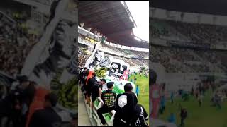 PARADE GIANT FLAG DI STADION GBT 🔥 PERSEBAYA VS AREMA FC [upl. by Stortz]