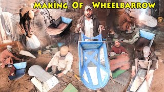 Easily Made Wheelbarrows at a Local Factory  Making of Wheelbarrow Trolley Process  Secret Skills [upl. by Malia]