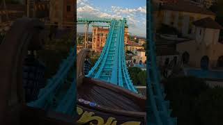 ATLANTICA SUPERSPLASH Europa Park 4K POV themepark rollercoasters watercoaster europapark [upl. by Htiekal]