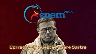 Resolução do ENEM 2023 Gerineldo e Sartre [upl. by Siocnarf]