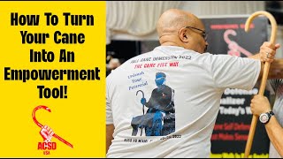 Cane Self Defense How To Turn Your Walking Cane Into An Empowerment Tool [upl. by Ahseniuq]