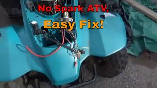 AC to DC ATV CDI Conversion Fixing a No Spark Quad [upl. by Akili]