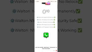 Walton Nexg N10 Walock Mdm Remove Service [upl. by Ashmead]