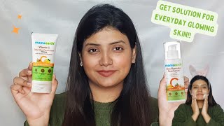 Mama Earth Vitamin C Skin Illuminating Face Serum amp Daily Glow Face Cream Review  mamaearth [upl. by Romie]