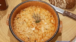 How to make Orzo Pasta amp Shrimps  Kritharoto me Garides amp Ouzo  Κριθαρώτο με Γαρίδες και Ούζο [upl. by Ahsimit953]