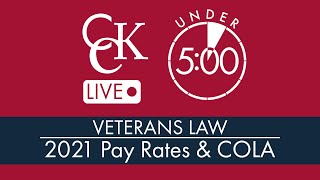 2021 VA Disability Pay Rates With Pay Chart [upl. by Allis]