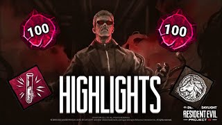 HIGHLIGHTS WESKER P100 DBD  Hug tech Rebounds Flying Predicts  Хайлайты на Вескере 1 [upl. by Ohl]