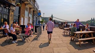 MustSee London River Walk Along Chiswicks Thames Path 4K [upl. by Whit]