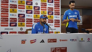 Rohit Sharma Press Conference Shami injury पर बड़ी update Bumrah vice captain Mayank Yadav [upl. by Ainatit478]