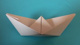 Origami Papierschiff Falten mit Papier W [upl. by Ruthann]