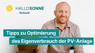 Tipps zur Optimierung des Eigenverbrauchs der PV Anlage [upl. by Asilef208]