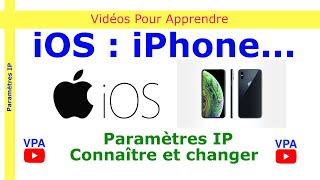 Adresse MAC et Paramètres IP  iOS iPhone et iPod touch [upl. by Alo]