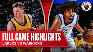 LAKERS vs WARRIORS  CALIFORNIA CLASSIC  FULL GAME HIGHLIGHTS  July 7 2024 [upl. by Veradia]