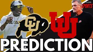 Colorado Buffalos vs Utah Utes PREDICTION  Deion Sanders Kyle Whittingham Big12 [upl. by Aidole]