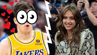 Austin Reaves Turns Into Olympics Steph Curry Around Jessica Alba [upl. by Nomde]