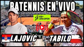 Alejandro Tabilo vs Dusan Lajovic  Argentina Open 2024  Reaccionando en vivo [upl. by Ateval997]