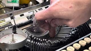 How To Guide Swapping Type Bars on a Manual Typewriter Full tips and tricks [upl. by Toolis713]