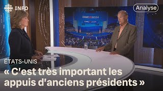 Lappui des Obama à Kamala Harris lors de la convention démocrate [upl. by Charleton]