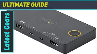 reviewStarTechcom 2 Port Hybrid USBA  HDMI amp USBC KVM Switch  Single 4K 60Hz HDMI 20 Monitor [upl. by Eolanda357]