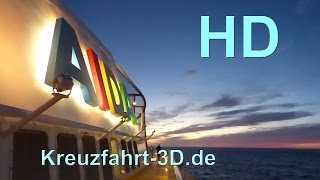 AIDA Reisebericht Mittelmeer Kreuzfahrt  Tag 2  Seetag 1 Westliches MM mit AIDAmar HD  2D [upl. by Araz867]