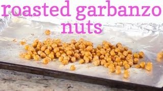 Roasted Garbanzo Beans Sweet amp Spicy Recipe Gluten Free Snacks [upl. by Asilat]