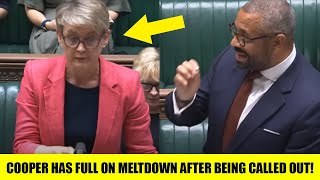 Yvette Cooper Has FULL ON MELTDOWN When Caught Out ‘Laughing’ About Knife Crime In Parliament [upl. by Aronek]