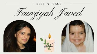 Fawziyah Javed Vigil 02092022 [upl. by Yrruc158]