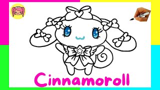 How to Draw CinnamorollSanrio Character DrawingStep by Step [upl. by Nwadal635]