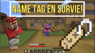 VOUS Devez ABSOLUMENT Connaitre ce trade de Name tags Minecraft hardcore tuto Name tags [upl. by Cave]