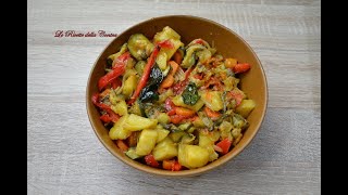 Contorno di verdure in padella Ricetta facile [upl. by Liamsi679]