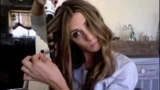 Beachy Wave Hair Tutorial With a Curling Wand [upl. by Heng]