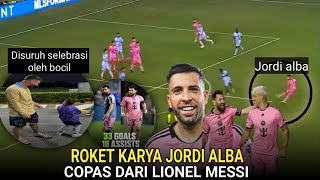 Ini Adalah WARISAN 🔥🔥Dengan Assist Messi Roket Karya Alba Meluncur Deras Ke Gawang Atlanta United [upl. by Ankney]