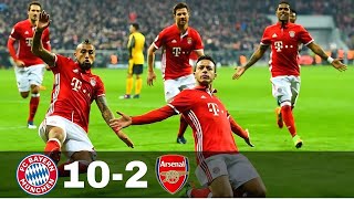 Bayern Munich vs Arsenal 102  Goals amp Highlights [upl. by Anairad]