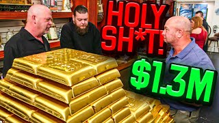 BIGGEST GOLD DEALS on Pawn Stars [upl. by Gatian]