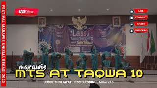 MARAWIS MTS AT TAQWA 10  FESTIVAL MARAWIS UNISMA BEKASI 2023 [upl. by Aserehc214]