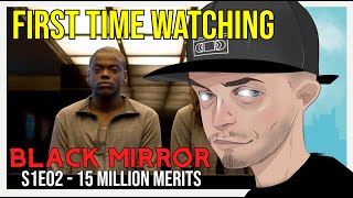 Black Mirror S1E02  15 Million Merits REACTION FIRST TIME WATCHING [upl. by Asserrac]