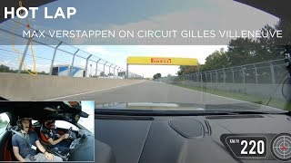 Max Verstappen Montreal Hot Lap  Drivingca [upl. by Amehr664]