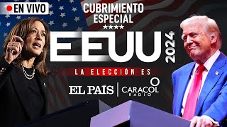 EN VIVO  Cubrimiento especial elecciones de Estados Unidos 2024 Donald Trump VS Kamala Harris [upl. by Lekcar]