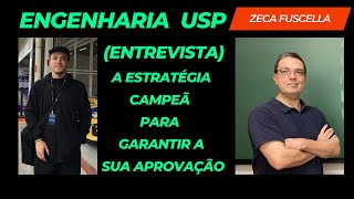 Aprovado em Engenharia POLI  USP  Entrevista com Luiz Eduardo Streck [upl. by Adnahsam]