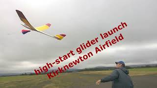 RC glider highstart launch [upl. by Marpet]