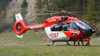 ARA Flugrettung  Landung nach Windentraining  H145  EC145 T2  DHDSQ  Reutte [upl. by Kolnick]