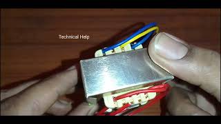 12 0 12 500mA Center Tapped Transformer [upl. by Dorrehs]