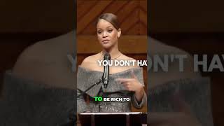 Rihanna Talks About Being Rich and Famous [upl. by Amara]