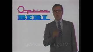 Comercial Optica Berl quotLo mejor ante sus ojosquot  Venezuela 1987 [upl. by Gwenn]