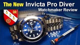 The New Invicta Pro Diver  Watchmaker Review [upl. by Neehsas111]