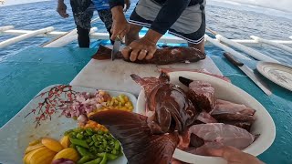 MASAGANANG LUGAR  Sinabaw at Inihaw para sa LAPULAPU  Maghapong sisiran kasama ang mga PATING 🦈 [upl. by Taveda177]