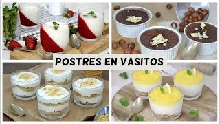 Postres PARA NAVIDAD en vasitos  RECETAS PARA NOCHEBUENA [upl. by Latif]