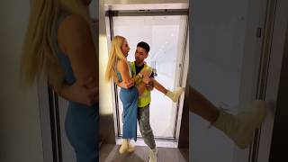 Elevator prank 😱☺️💕 [upl. by Ecela]